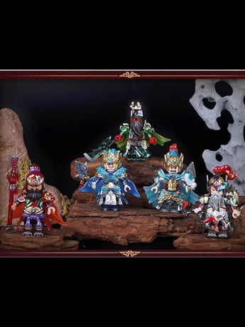 Kuzao Studio Three Kingdoms Five Tiger Generals Mini Figures Limited Edition Box Set