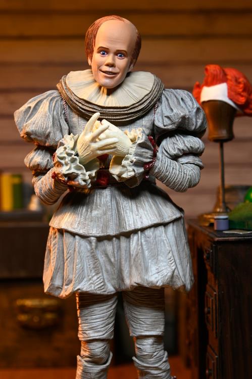 NECA IT: Welcome to Derry Ultimate Bob Gray as Pennywise Action Figure - View 13