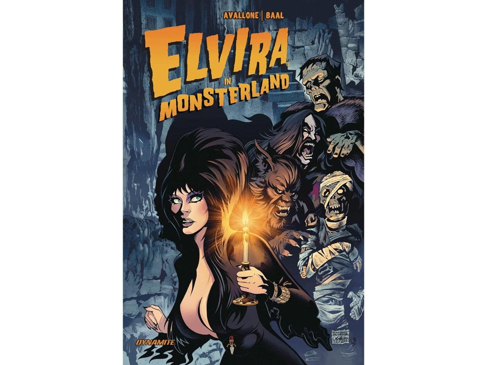 Dynamite Entertainment Elvira in Monsterland Hardcover Book - View 2