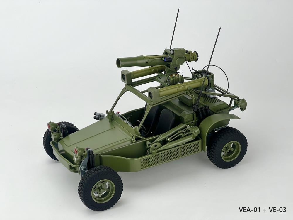 Fans Hobby VEA-01 Missile Launcher Set 1/12 Scale Plastic Accessory 4-Inch - View 12