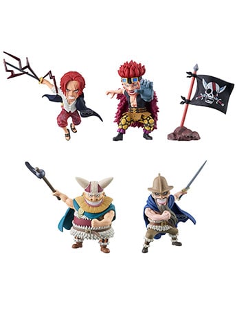 Bandai Banpresto One Piece World Collectable Figure Pirates Box of 12 Random Figures