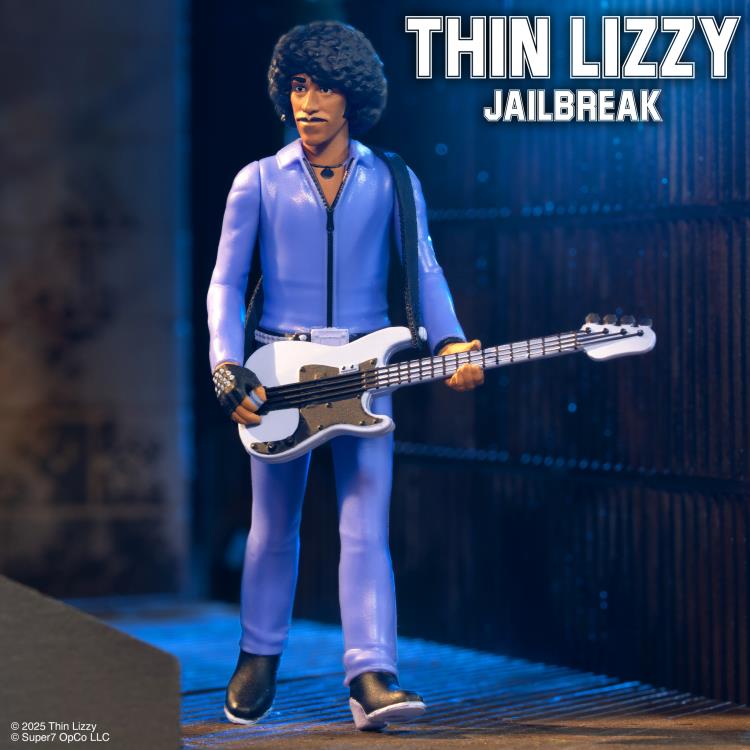 Super7 Thin Lizzy ReAction Phil Lynott (Jailbreak) Retro Figure - View 4