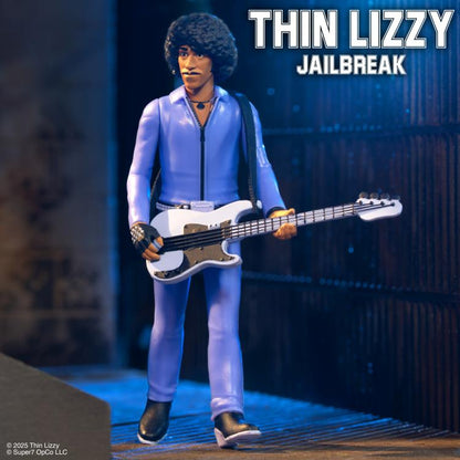 Super7 Thin Lizzy ReAction Phil Lynott (Jailbreak) Retro Figure - View 4