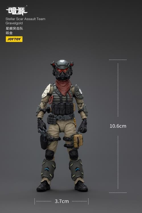 JoyToy Dark Source Stellar Scar Assault Team Gravelgold 1/18 Scale Action Figure - View 11