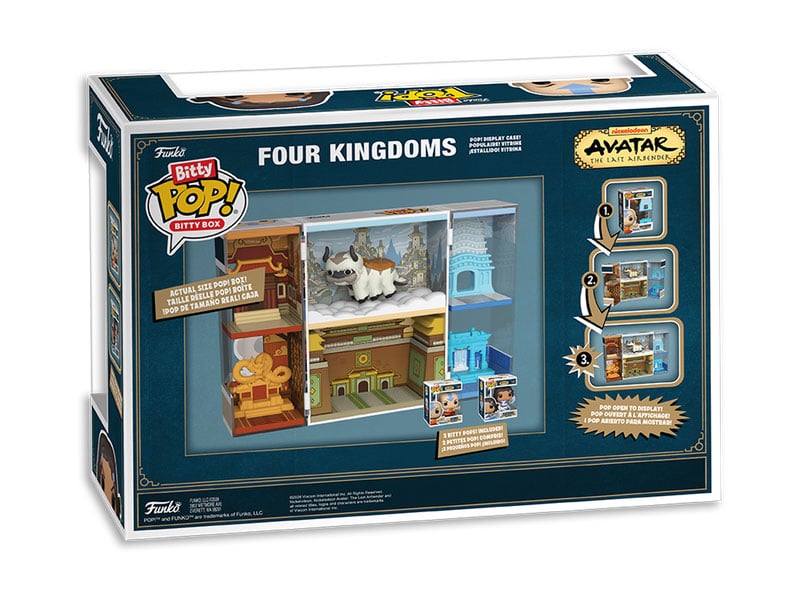 Funko Bitty Pop! Avatar: The Last Airbender Aang and Katara Four Kingdoms Bitty Box Vinyl Figure Set - View 5