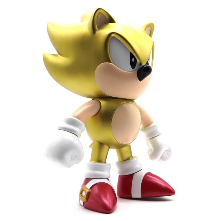 Electric Toys Sonic the Hedgehog SOFVIPS Super Sonic Metallic Color Ver. 7-Inch Soft Vinyl Figure - View 4