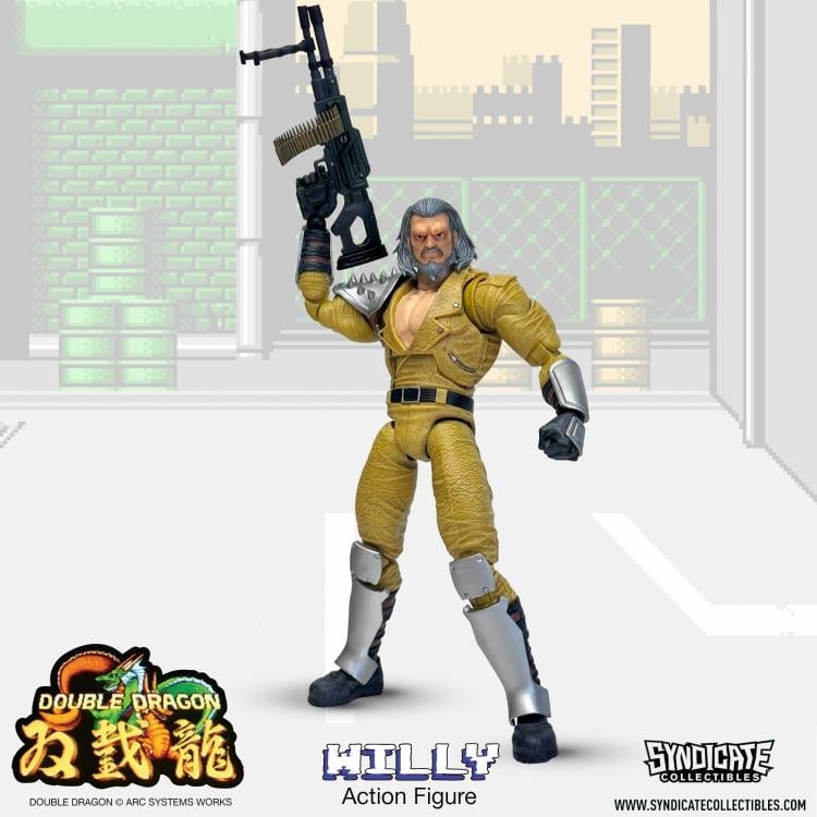 Syndicate Collectibles Double Dragon Willy Deluxe Action Figure - View 7
