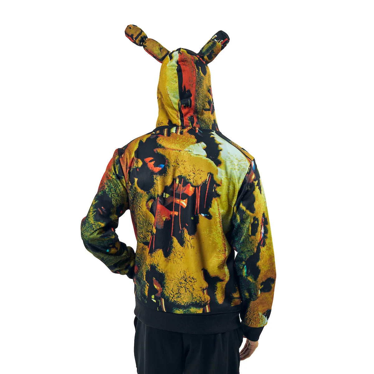 Bioworld Five Nights at Freddy's Springtrap Cosplay Zip-Up Mask Hoodie - View 6