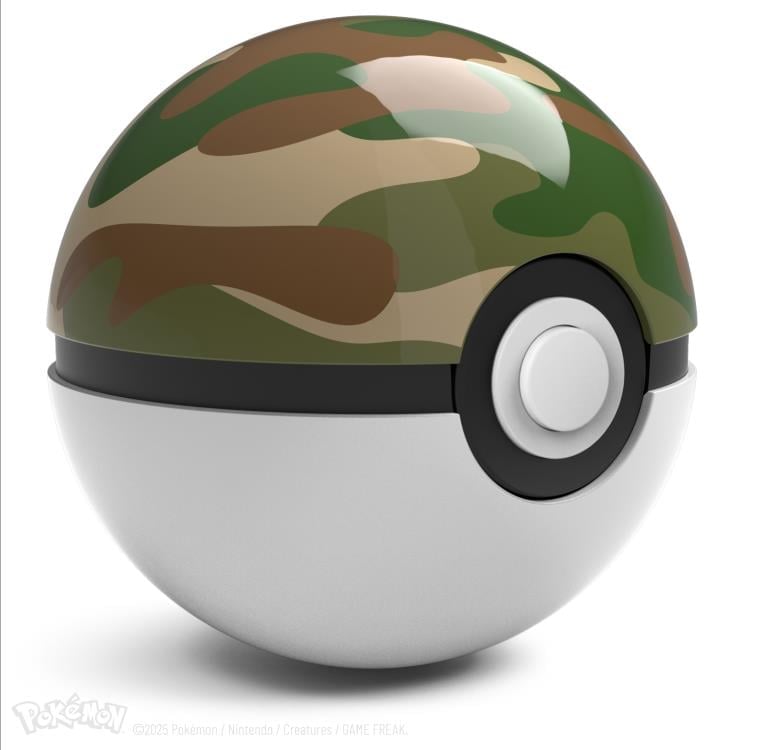 The Wand Company Pokemon Electronic Safari Ball Replica in Metal - View 4