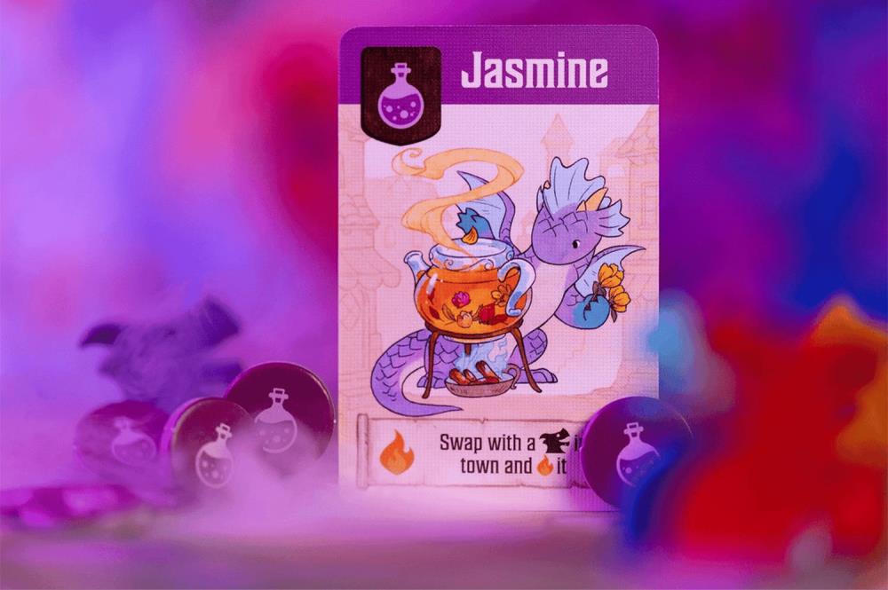 Cardboard Alchemy Flamecraft Dragon-Themed Board Game - View 8