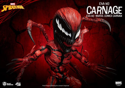 Beast Kingdom Marvel Comics Egg Attack Action EAA-143 Carnage Figure, 6-Inch - View 9
