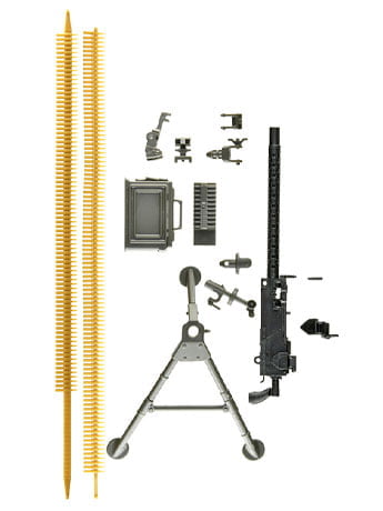 Tomytec Little Armory LD051 Type M1919A4 Heavy Machine Gun 1/12 Scale Accessory Set