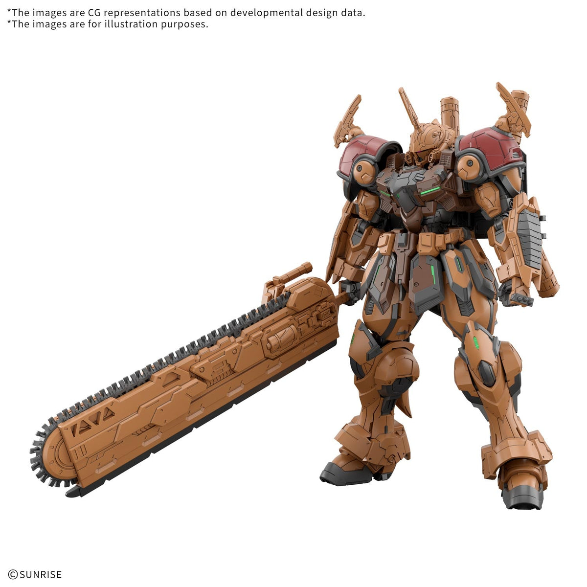 Bandai Gundam Rogue Orbit HGAA BMP4/6 Bau Bahlam 1/144 Scale Model Kit - View 4