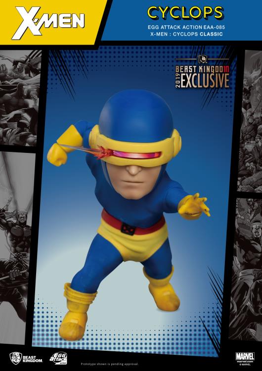 Beast Kingdom Marvel X-Men Egg Attack Action EAA-085 Cyclops Limited Edition SDCC 2019 Exclusive - View 3