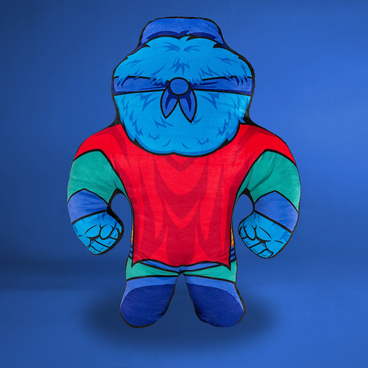 Uncanny Brands Sesame Street Bleacher Buddy Cookie Monster Superhero 22-Inch Plush - View 4