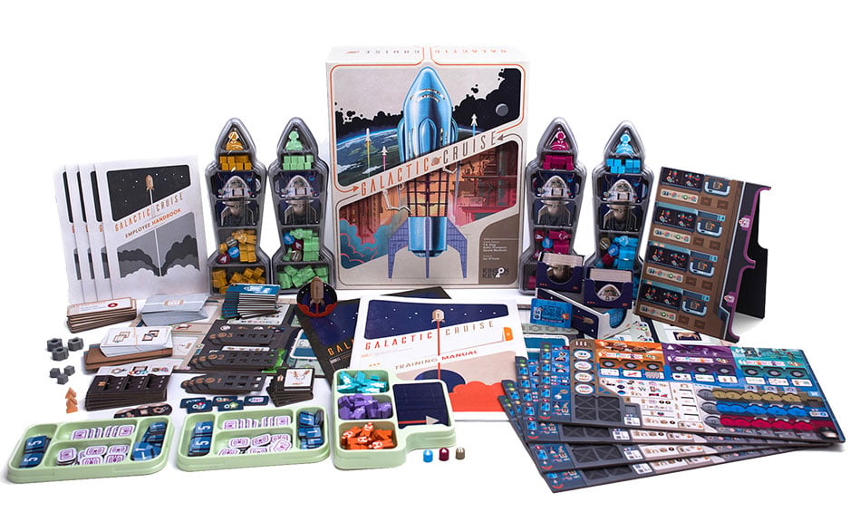 Kinson Key Games Galactic Cruise Tabletop Board Game - View 4