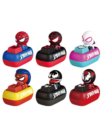 Beast Kingdom Marvel Mini Egg Attack MEA-110 Spider-Man Keycaps Box of 6 Random Keycaps