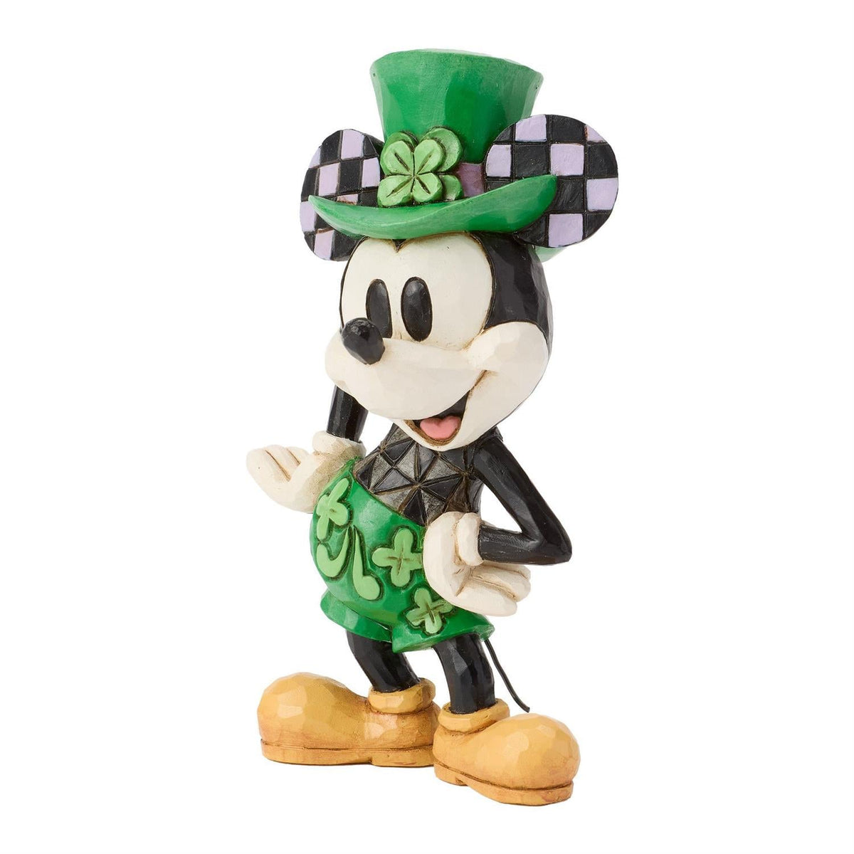 Enesco Disney Traditions Mickey St. Patricks Jim Shore 4-Inch Mini Figurine - View 5
