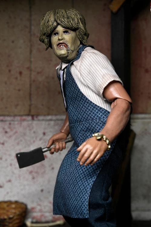 NECA The Texas Chainsaw Massacre Leatherface with Old Lady Mask 8-Inch Clothed Action Figure - View 8