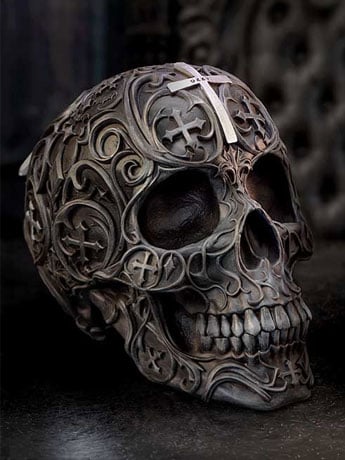 Nemesis Now Ozzy Osbourne Prince of Darkness Skull (5.8-Inch)