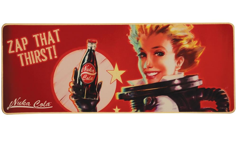 Fanattik Collectibles Fallout Nuka Cola XL Desk Pad and Coaster Set - View 5