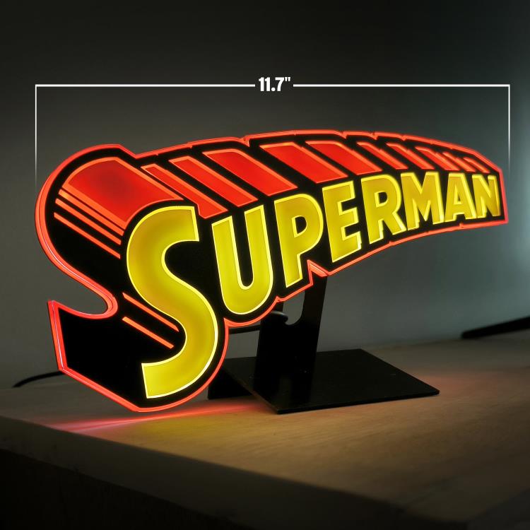 Brandlite DC Classics DC Comics Superman Retro LED Logo Sign (5-Inch) - View 5