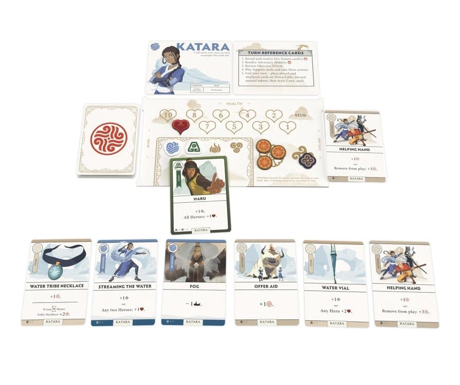 USAopoly Avatar: The Last Airbender Aang's Destiny Deck Building Game - View 4