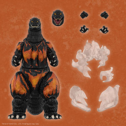 Super7 Godzilla vs. Destroyah ULTIMATES! Burning Godzilla (1995) 14-Inch Action Figure - View 6