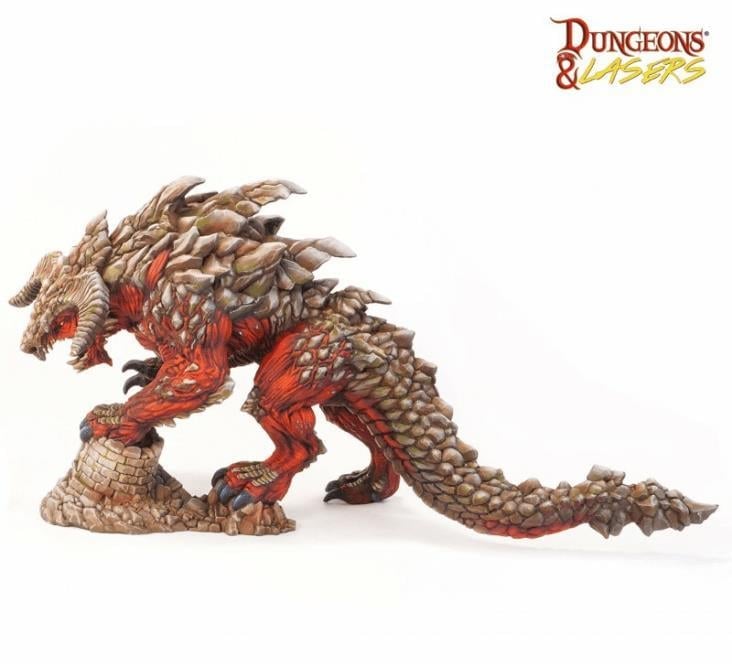 Archon Studios Dungeons & Lasers Tarrasque Plastic Miniature - View 4