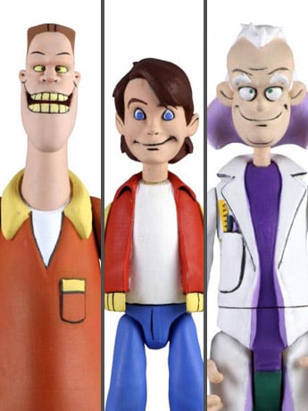 NECA Back to the Future Toony Classics 6-Inch Figure Set of 3