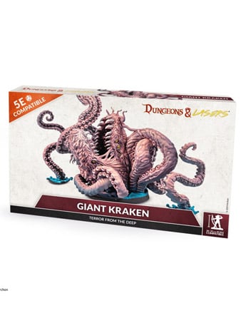 Archon Studios Dungeons & Lasers Giant Kraken 5-Inch Plastic Miniature
