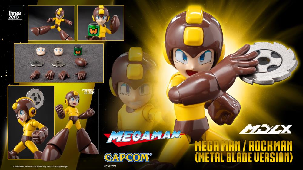 threezero Mega Man MDLX Articulated Figure Series Mega Man (Metal Blade Ver.) 4-Inch Action Figure - View 14
