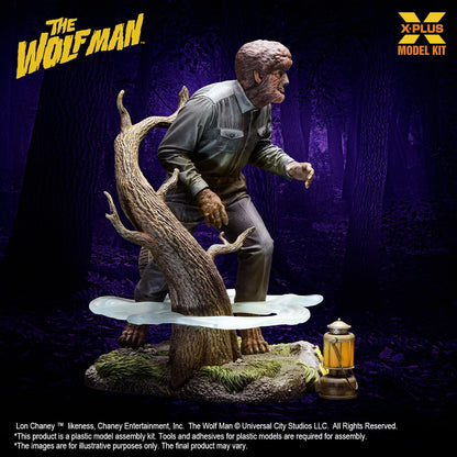 X-Plus Universal Monsters Lon Chaney Jr. as The Wolf Man 1/8 Scale Model Kit (Reissue, 9-Inch) - View 5