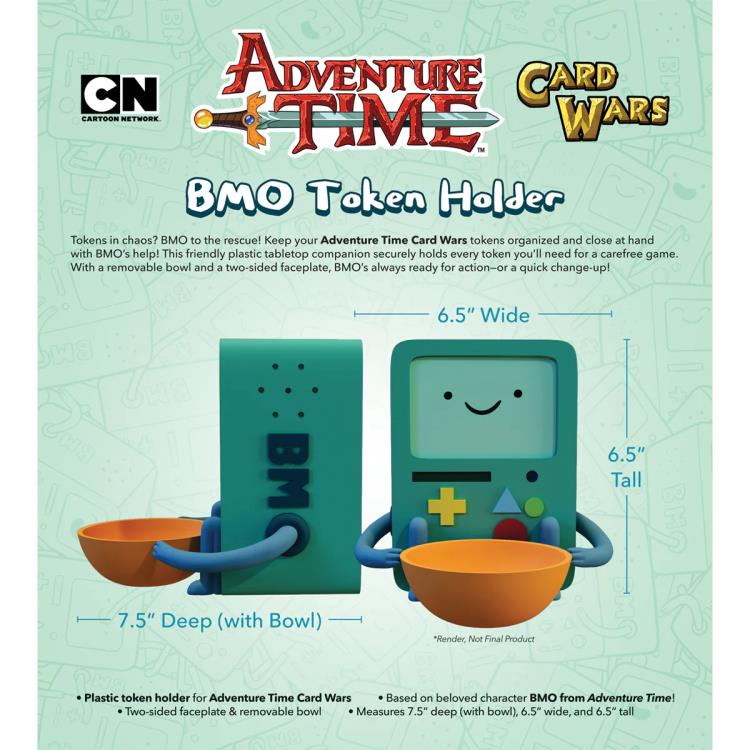 Cryptozoic Adventure Time Card Wars BMO Token Holder Collectible (6.5-Inch) - View 4