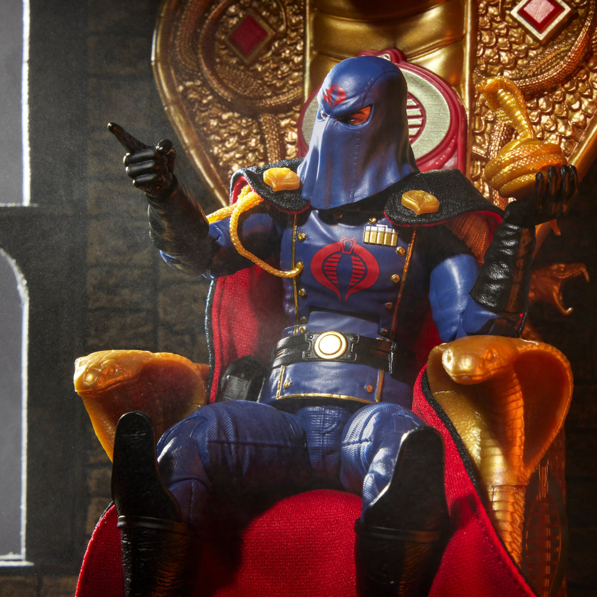 Hasbro G.I. Joe Classified Series #221 Cobra Commander Action Figure with Throne Set - View 9