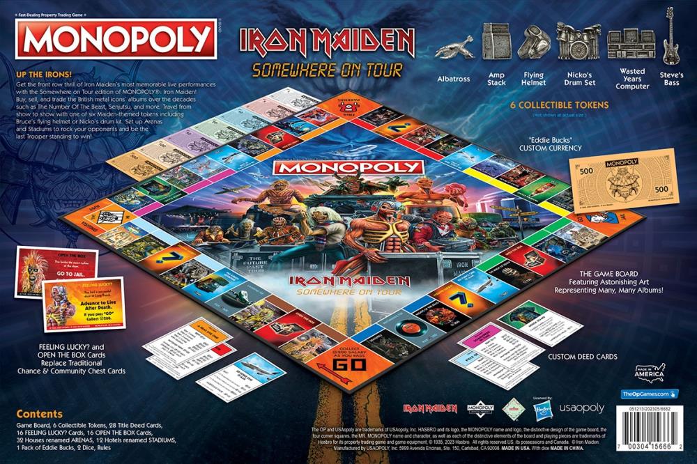 USAopoly Monopoly: Iron Maiden Property-Trading Board Game - View 7