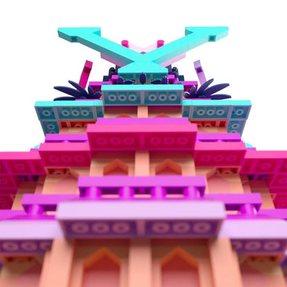 YouTooz Hazbin Hotel V Tower Miniature Brick Set, 6.3-Inch Plastic - View 9