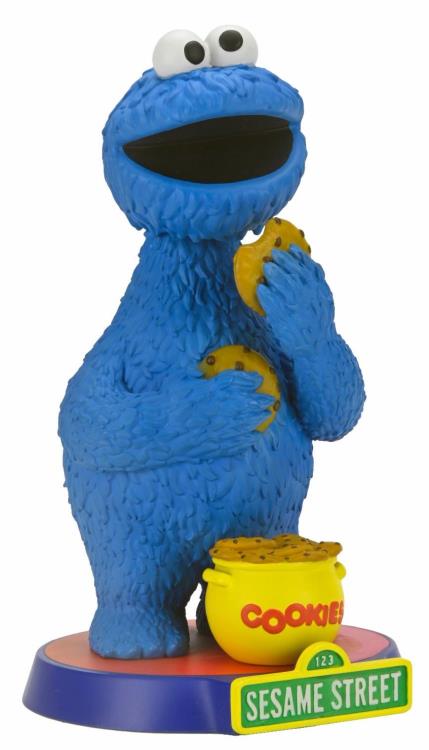 NECA Sesame Street Cookie Monster Head Knocker, 7-Inch Resin Bobblehead - View 3