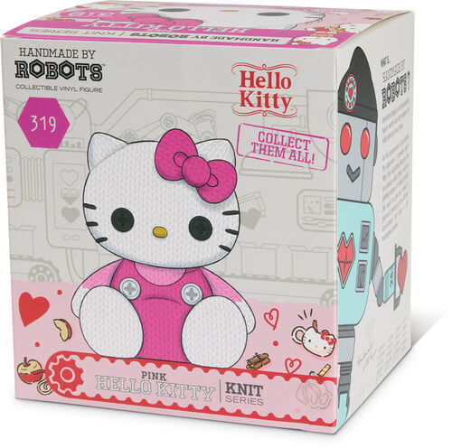 Alliance Entertainment Hello Kitty and Friends Handmade by Robots #319 Hello Kitty (Pink) Figure - View 8
