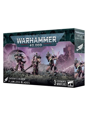 Games Workshop Warhammer 40,000 Emperor's Children Flawless Blades Citadel Plastic Miniatures Set