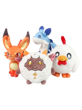 The Loyal Subjects Palworld Set of 4 Small Plush (8-Inch)