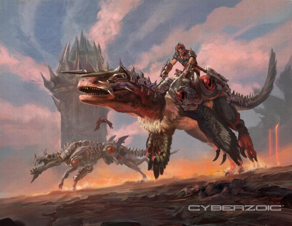 Creative Beast Studio Cyberzoic Razorhound Achillobator Armor Unit 1/18 Scale Accessory Set - View 10