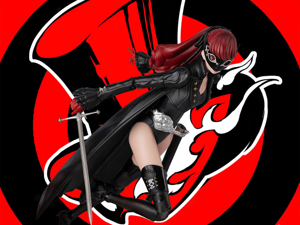 Hiya Toys Persona 5 Royal Exquisite Basic Violet Kasumi Yoshizawa 1/12 Scale Action Figure - View 2
