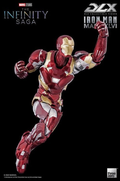 threezero Marvel Avengers: Infinity Saga DLX Iron Man Mark 46 1/12 Scale 7-Inch Action Figure - View 11
