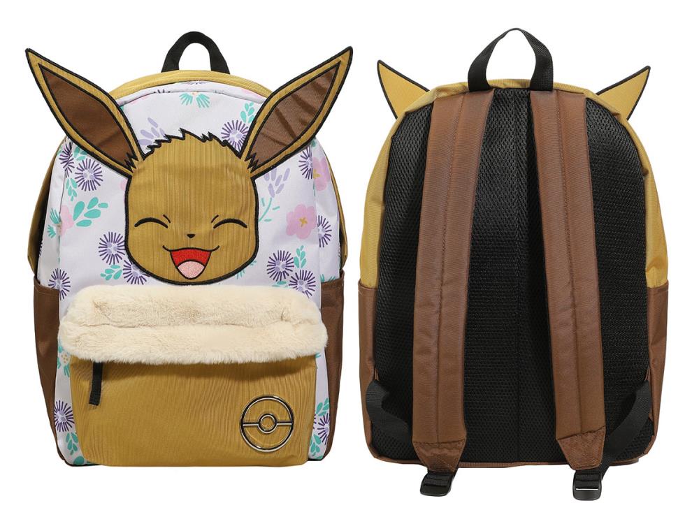 Bioworld Pokemon Eevee 17-Inch Backpack in Poly Fabric - View 4