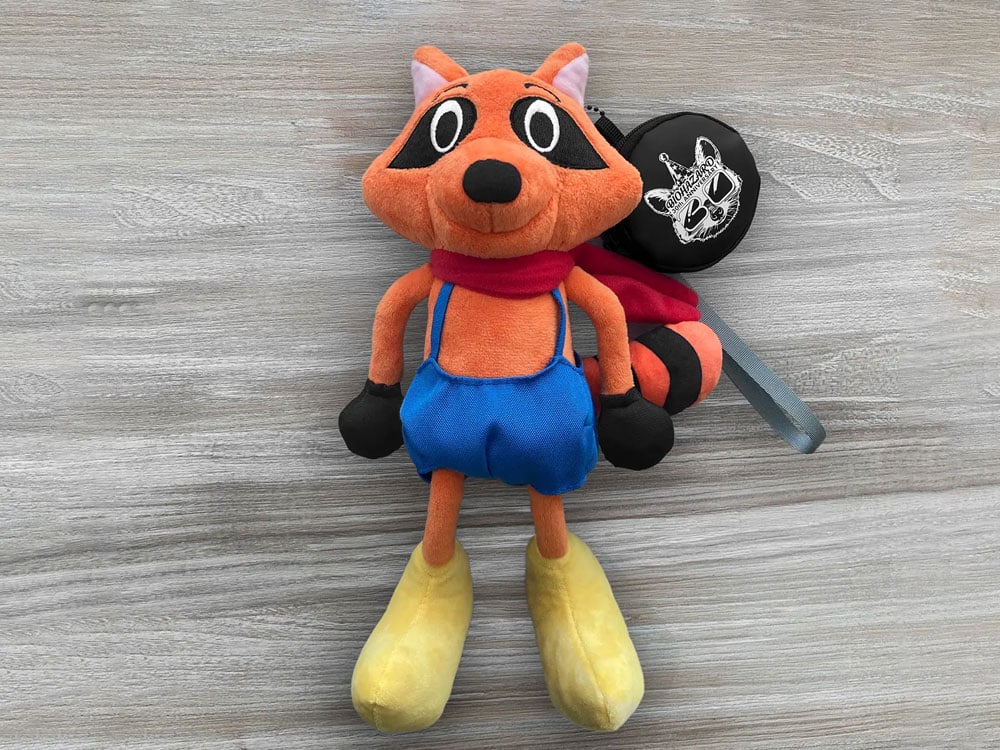 Capcom Resident Evil 30th Anniversary Mr. Raccoon Plush, 11-Inch - View 2