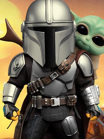 Beast Kingdom Egg Attack Action EAA-111 Star Wars The Mandalorian & The Child Duo Pack