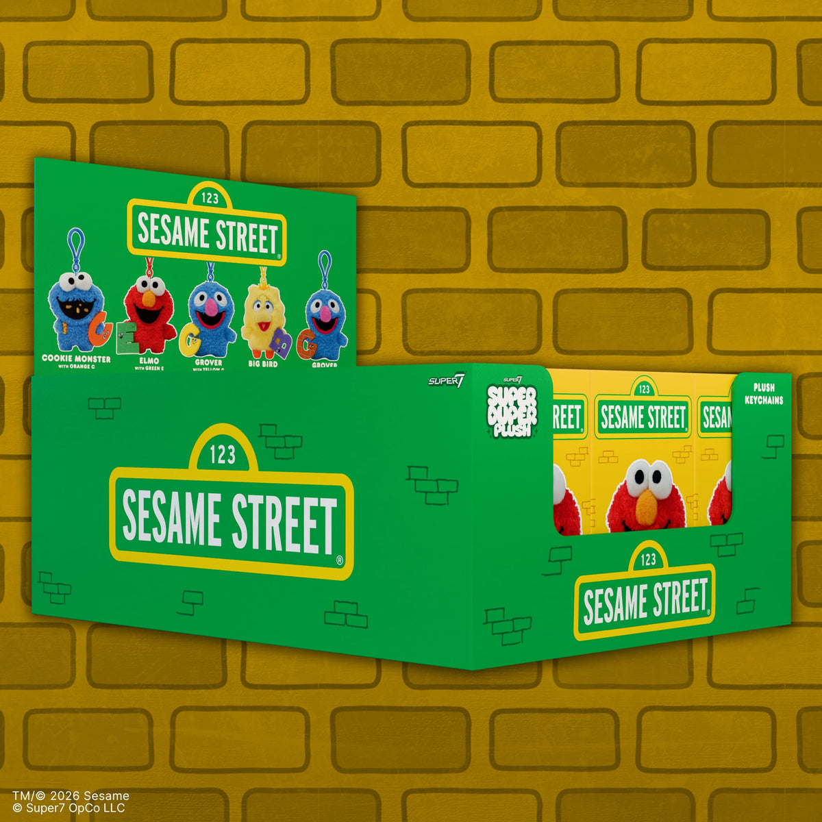 Super7 Sesame Street Super Duper Plush Box of 12 Random 4-Inch Plush Keychains - View 16