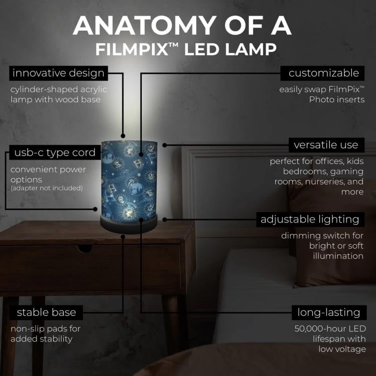 Trend Setters FilmPix LED Lamp Collectible, 8.7-Inch - View 4