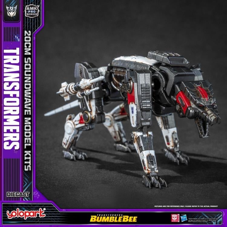 Yolopark Transformers: Bumblebee AMK Pro Soundwave 7.9-Inch Model Kit with Ravage - View 17